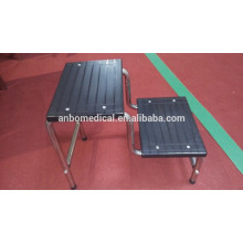 LD802-1 2 step stainless steel medical footstool